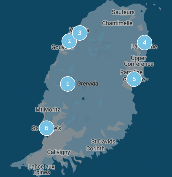 Grenada map